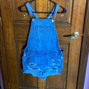 Overall Shorts